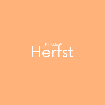 Printable | Herfst