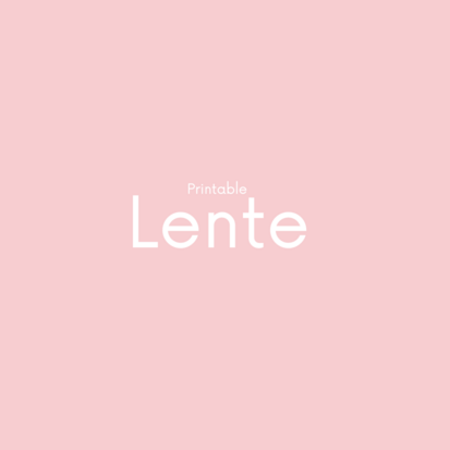 Printable | Lente