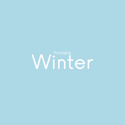 Printable | Winter
