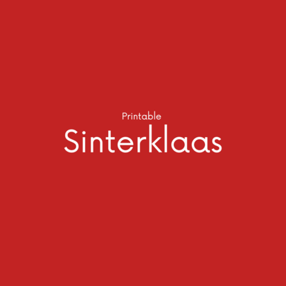 Printable | Sinterklaas